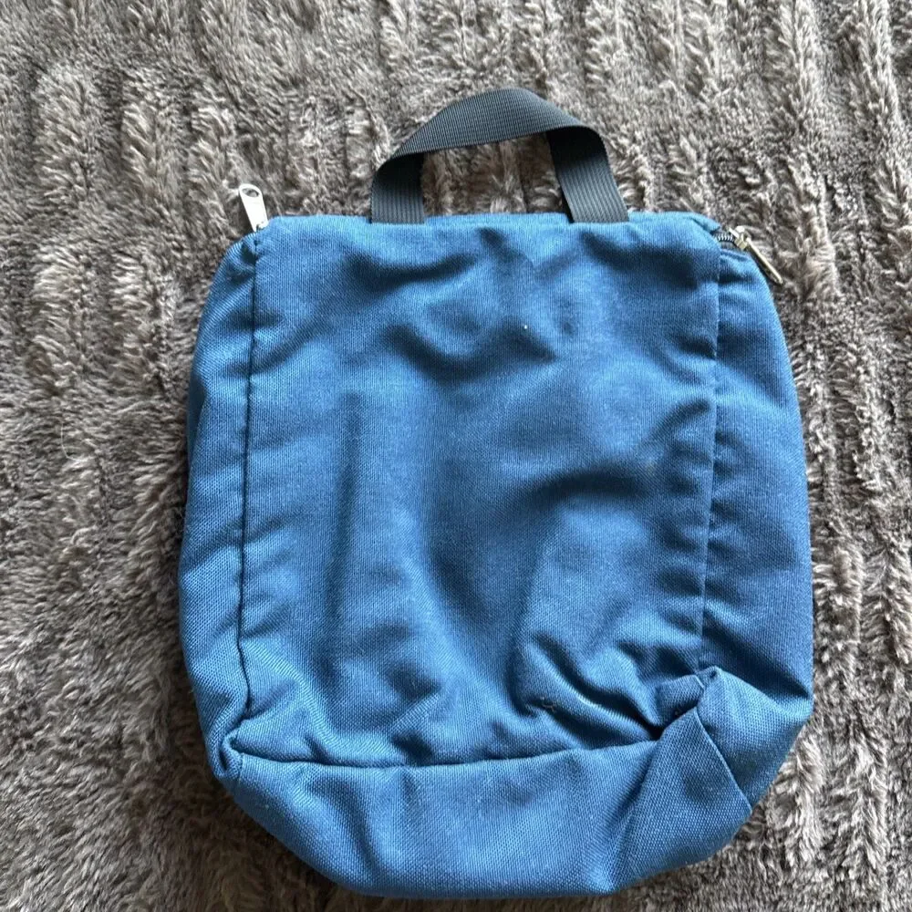 Vintage L.L. Bean Outdoors 90s Blue Hiking Travel Toiletry Bag